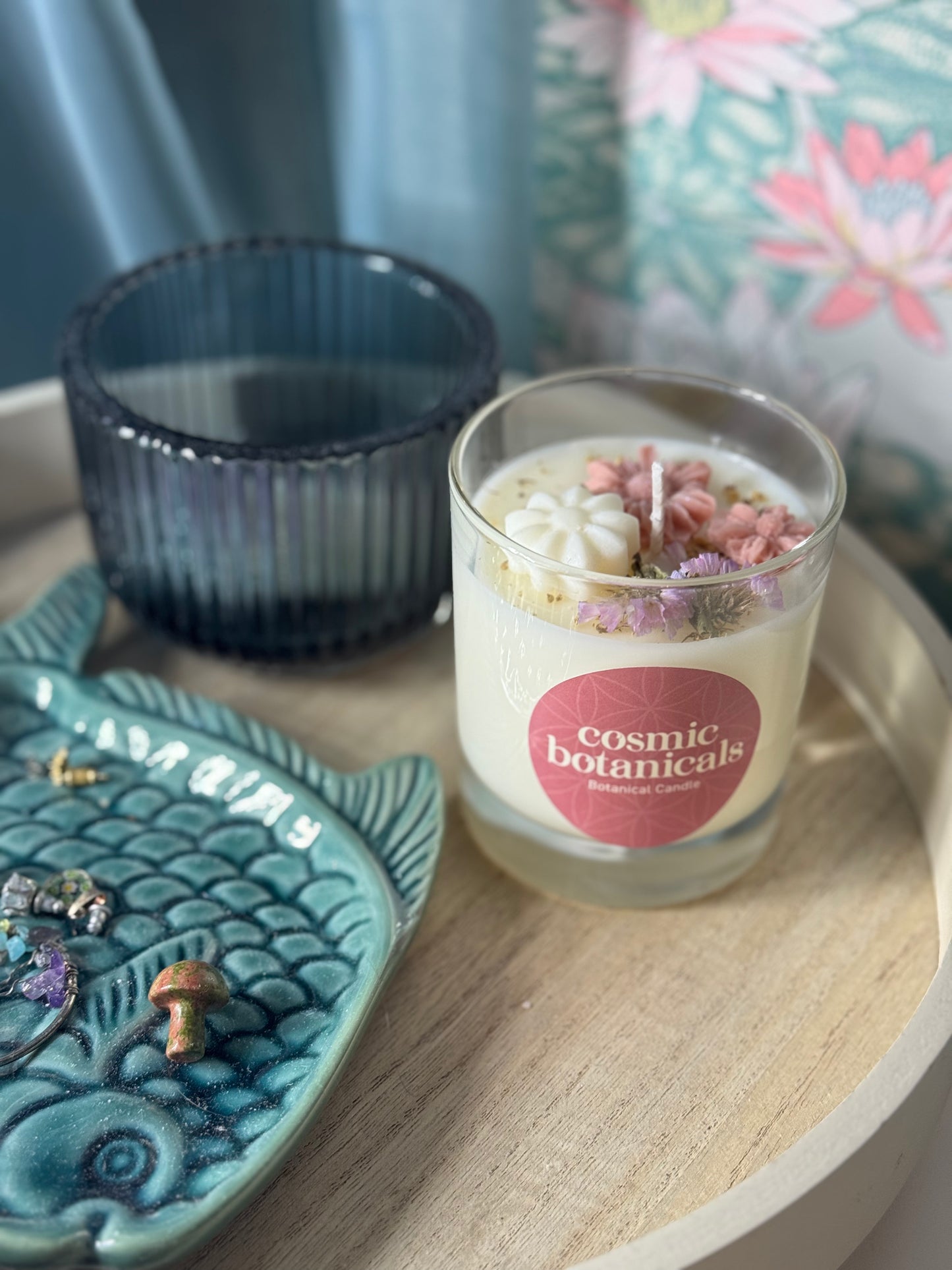 Rosewood and Velvet Botanical soy wax candle 30cl